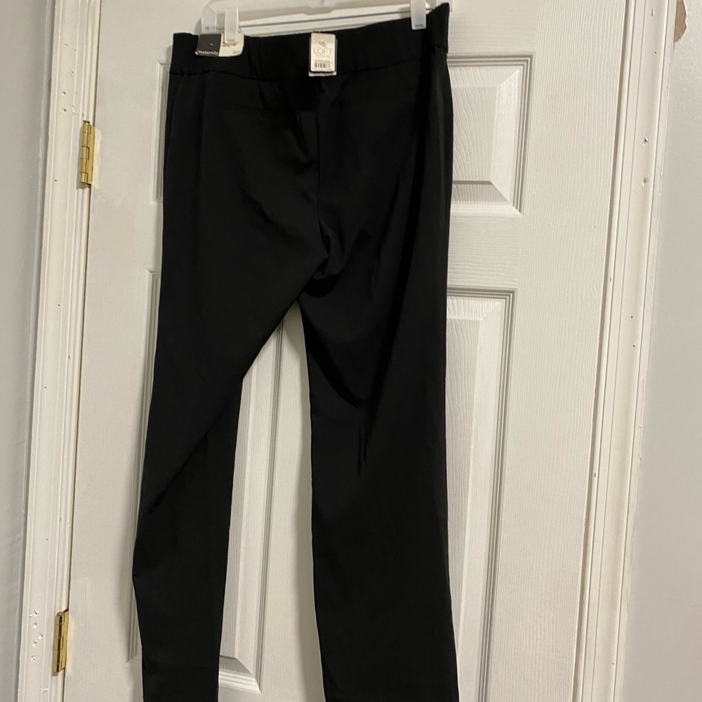 NWT Ann Taylor loft navy  maternity pants Sz 6